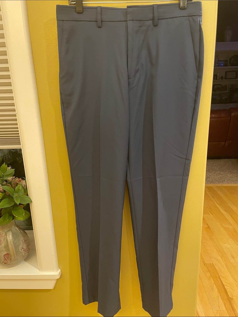 NWOT Haggar Men's Slate Blue Dress Pants